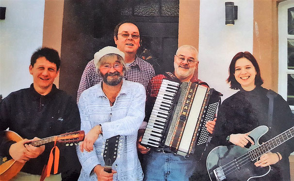 v.l Wolfgang Theis, Peter Nilles, Stefan Laub, Andreas Federkeil und Ina Laub