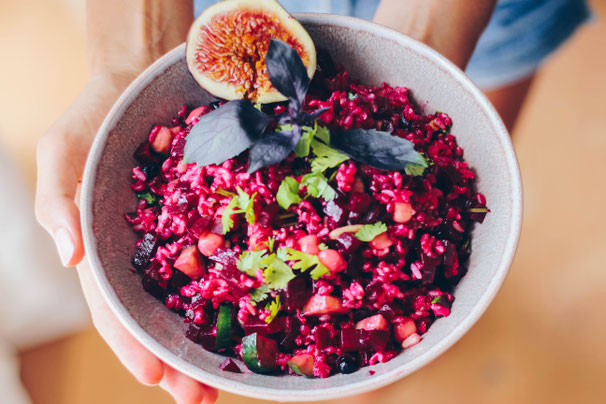 Pink Power - Rote Bete Reis Salat