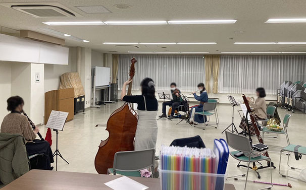 練習の様子 プレイヤーズパーティー・オーケストラ|北海道ゲーム音楽演奏管弦楽団