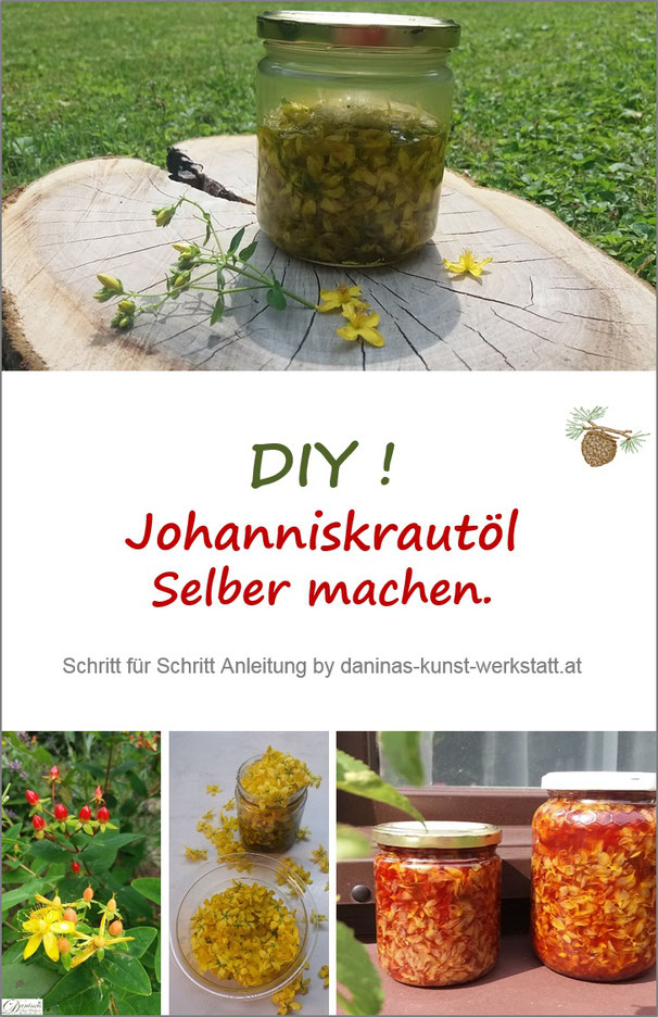 Anleitung - Johanniskrautöl selber machen zur Wundheilung und zur Therapie von Muskelschmerzen