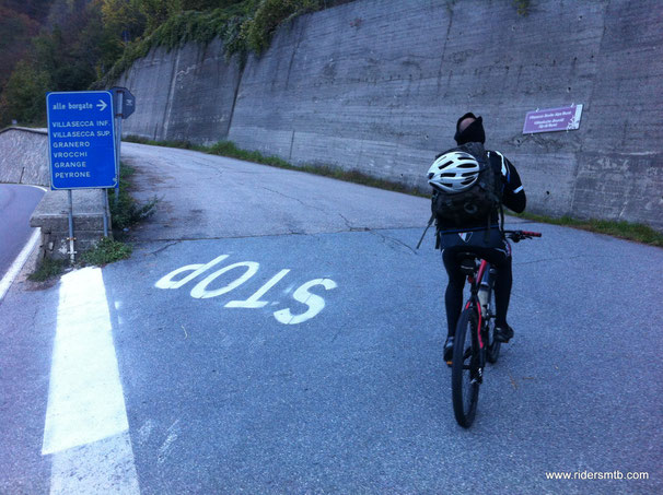 grazie alla bassa temperatura (5 gradi) in men che non si dica ci fumiamo i primi 300 metri di dsl