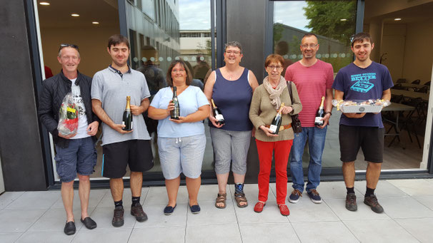 Mickaël Gauchard, le vainqueur du tournoi est à droite, à vous de retrouver son frère Stéphane...