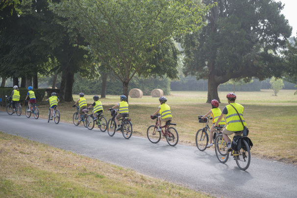 Séjour scolaire en vélo en itinérance, séjour scolaire Savoir Rouler à Vélo SRAV, hébergements Group'AVélo en Pays de la Loire