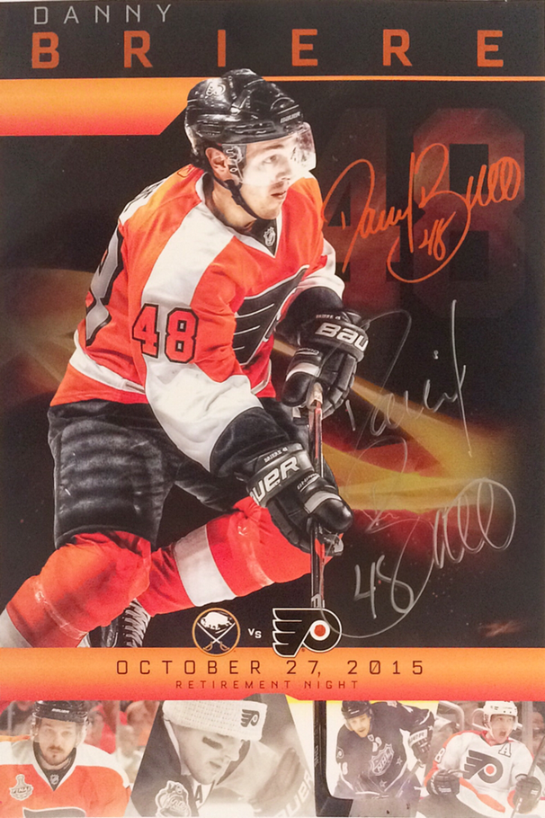 Autograph Danny Briere Autograph