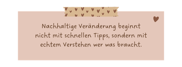 Durch Verstehen zu Haltung, Klarheit und Verbindung