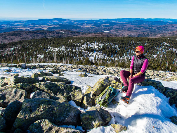 Winterwanderung auf den Lusen im Nationalpark Bayerischer Wald