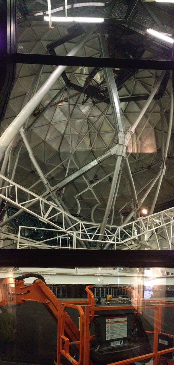 Inside the Dome of the Hobby-Eberly