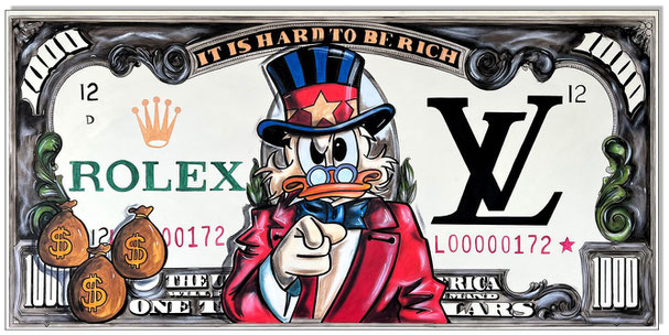 Dagobert Duck 1000 Dollar Bill