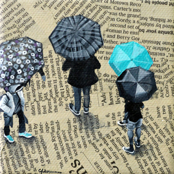 Menschen 10 x 10 cm