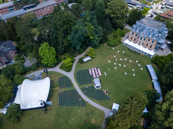 Luftaufnahme Classic Open Air, Musikkollegium Winterthur
