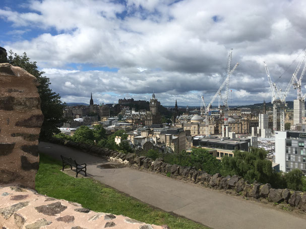 View over Edinburgh from Calton Hill