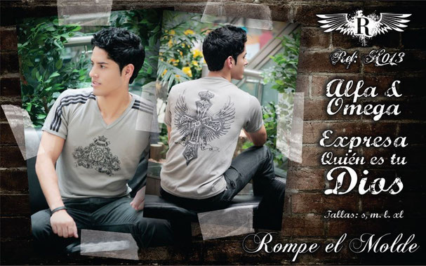 Camiseta Cristiana - Alfa & Omega