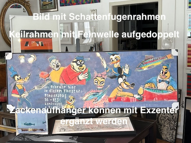 Leinwandbild einrahmen - WIR Teilnehmer willkommen