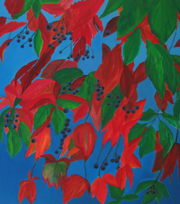 Feuriger Herbst: Gemälde von LIS 