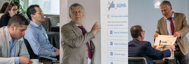 Impressionen des Seminars von AUMA-Repräsentant Olaf Banse in Mexiko-Stadt.