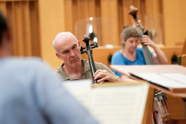 Seit Dienstag wird wieder im Orchesterhaus geprobt! Fotos: Vivien Reichelt.