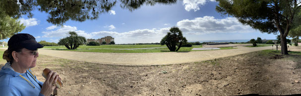 Mittagspause im Achäologischen Park Selinunte