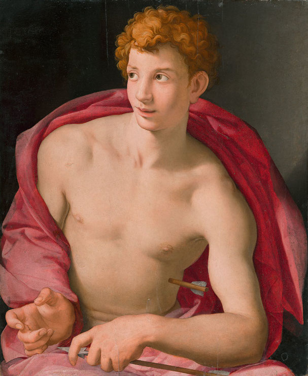 Agnello Bronzino, St. Sebastian, ca. 1533, Madrid, Museum Thyssen-Bornemisza