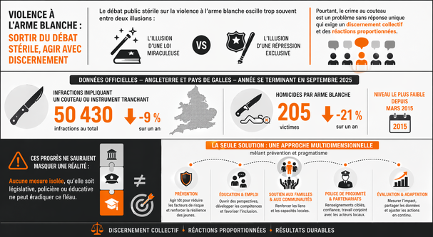 Violence à l'arme blanche : agir ensemble
