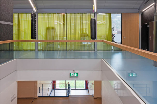 Hopf & Wirth Architekten BBW Berufsbildungsschule Winterthur Umbau Erweiterung Turnhalle Rennweg