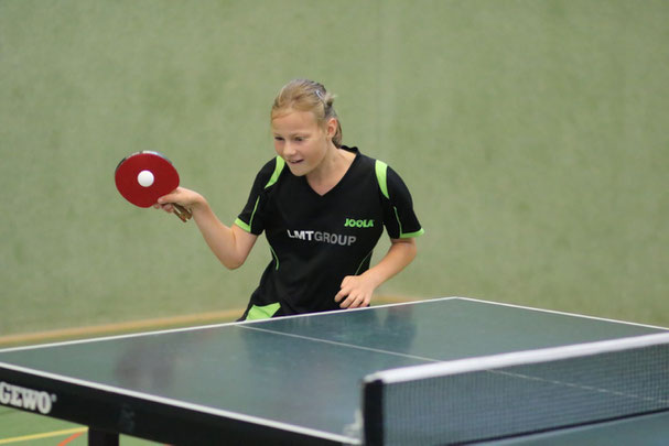 Die elfjährige Nachwuchshoffnung Julia Braasch vom TSV Schwarzenbek wurde ihrer Favoritenstellung bei der Bezirksrangliste der Schülerinnen B gerecht und triumpierte im ostholsteinischen Pansdorf mit einer makellosen 8:0-Einzel-Bilanz.