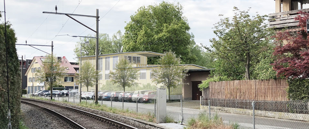 Hopf & Wirth Architekten Winterthur Wettbewerb Werkhof Quartierstützpunkt Veltheim