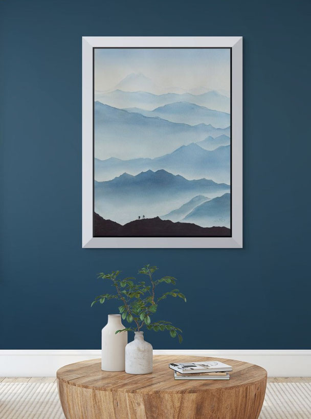 "do a walk", size: 46x51cm