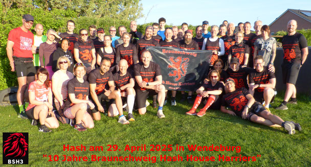Vor dem Hash-Lauf am 08.05.2018 in BS-Waggum!