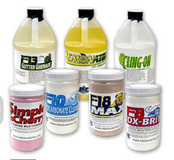 pressure washing chemicals we use in Lexington, KY