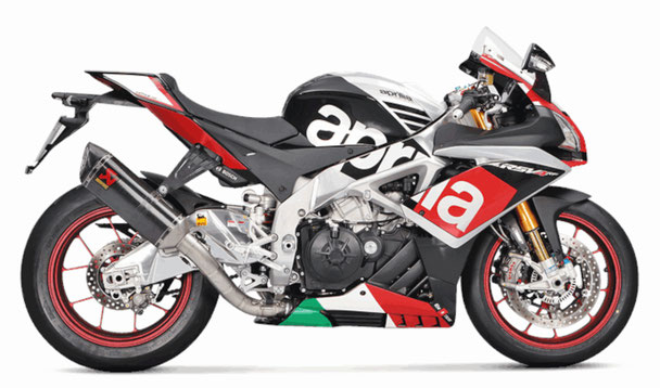 Aprilia mit Zubehör Auspuffanlage - Bild vergrößerbar