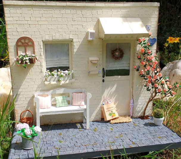 Mini-Hausfassade 1:12 selber basteln