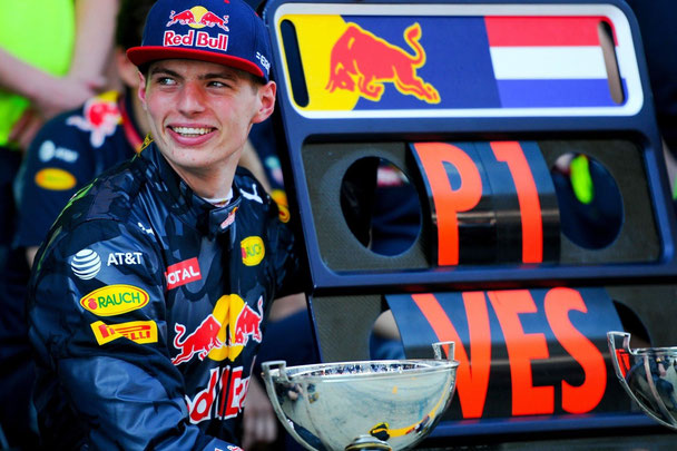Max Verstappen, il più giovane vincitore di un gp in Formula 1