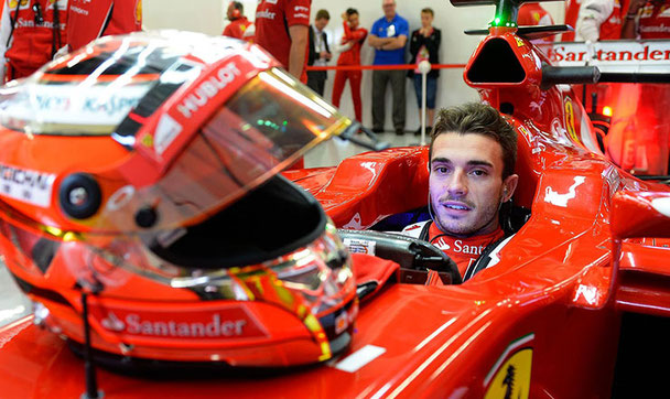 Jules Bianchi e la Ferrari