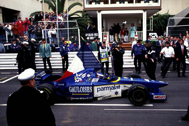 Olivier Panis vince il Gran Premio di Monaco 1996
