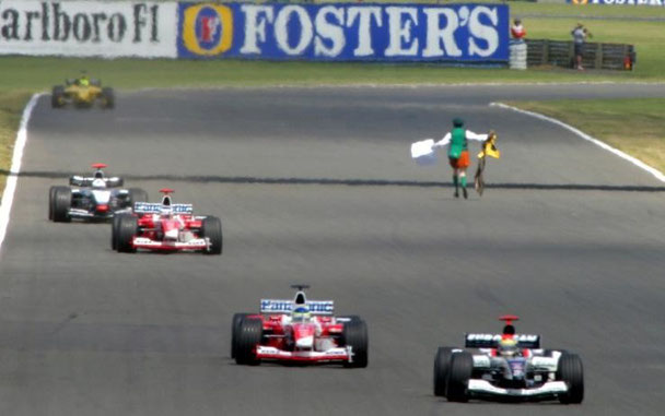 Il “prete” Neil Horan che nel 2003 invase la pista di Silverstone 