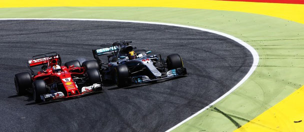 Vettel ed Hamilton ai ferri corti nel 2017