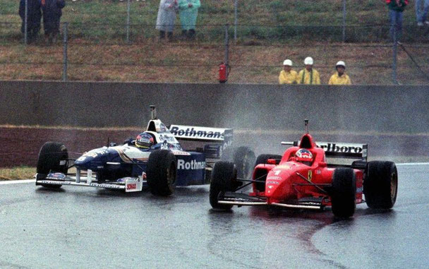 Schumacher al gp di Spagna 1996