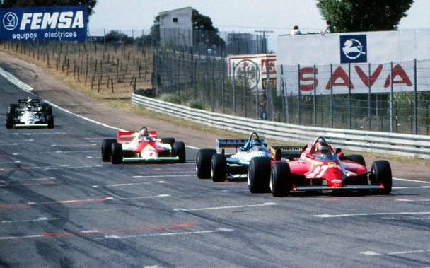 Villeneuve in testa a Jarama nel 1981