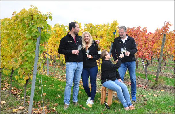 v.l.n.r. Christopher, Nicole, Ursula und Jürgen Klonek