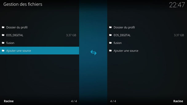 installer addon Fusion sur Kodi mediacenter