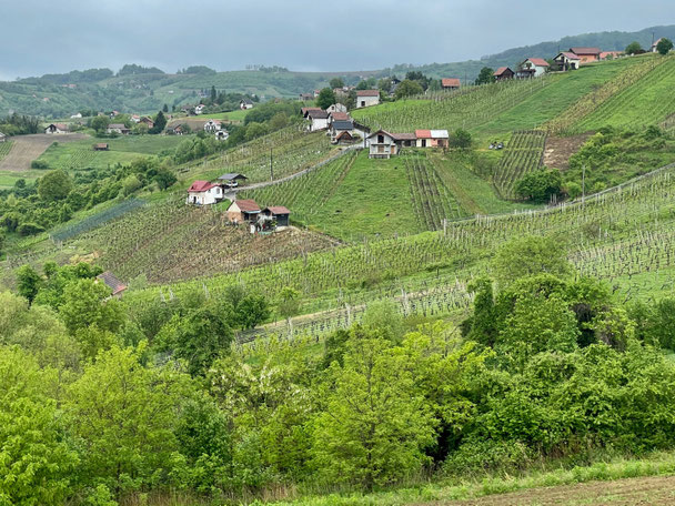 Zagorje-Hügelland (Hravatsko Zagorje) im Nordwesten Kroatiens