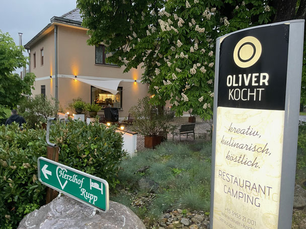 Restaurant am Stellplatz in der Südsteiermark kurz vor Slowenien