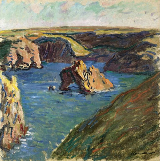  Claude Monet, Belle-Île , Gemälde von 1886