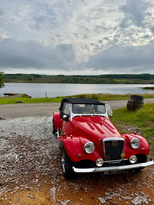 Classic car in Scotland