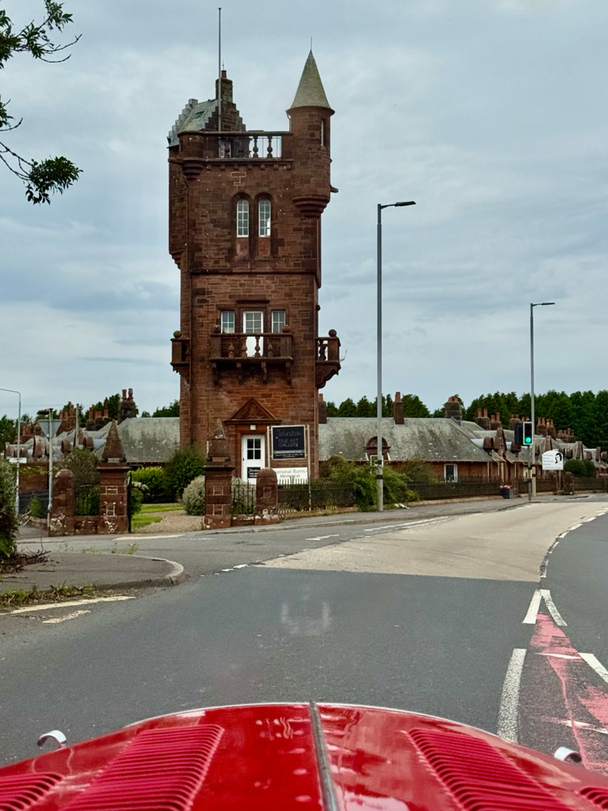 At Ballochmile during Scotland road trip