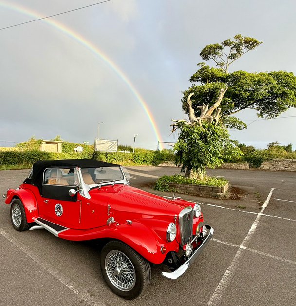 Magnificent rainbow above The Frenc Spartan