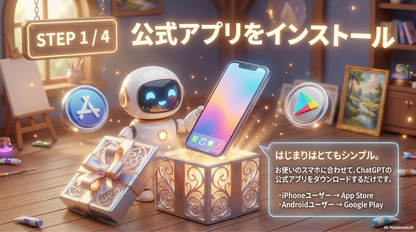 ChatGPTアプリをインストール