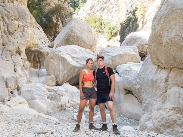 Wanderung durch die Karstschlucht Gola di Gorropu - ein Naturwunder auf Sardinien