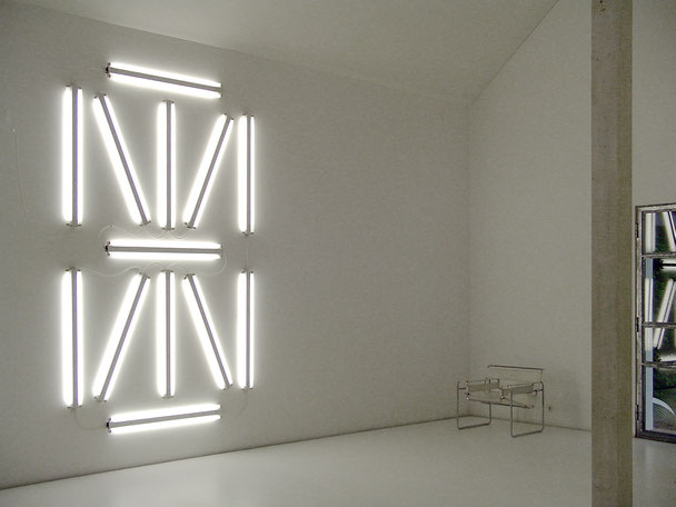 Daniel Schörnig SEGMENT, 2007  light strips (wall mounting)