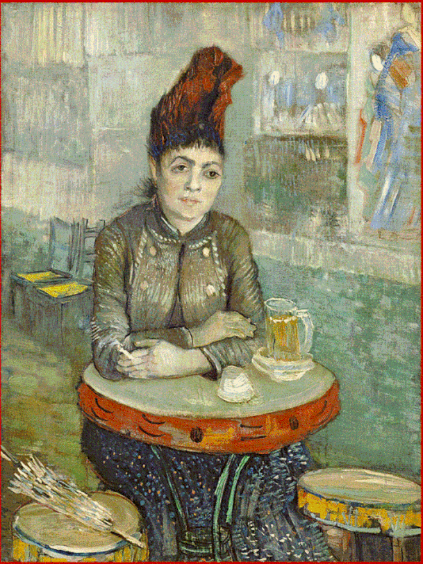 Vincent Van Gogh"Donna al Café Le Tambourin"è un'opera del 1887.È conservata al Van Gogh Museum di Amsterdam.